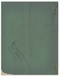 Moe Howard's 27pp. Script Dated May 1950 for The Three Stooges Film ''Merry Mavericks'' -- With Annotations in Moe's Hand Including His Signature -- Very Good Condition